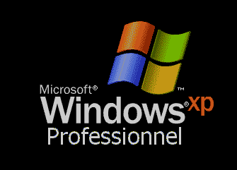 Ecran de démarrage de Windows XP